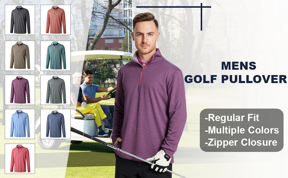 golf pullover options